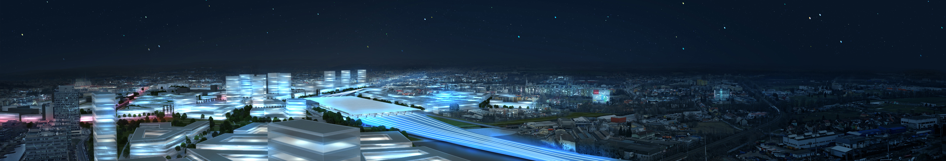 Budoucnost centra Brna ve variantě nádraží u řeky