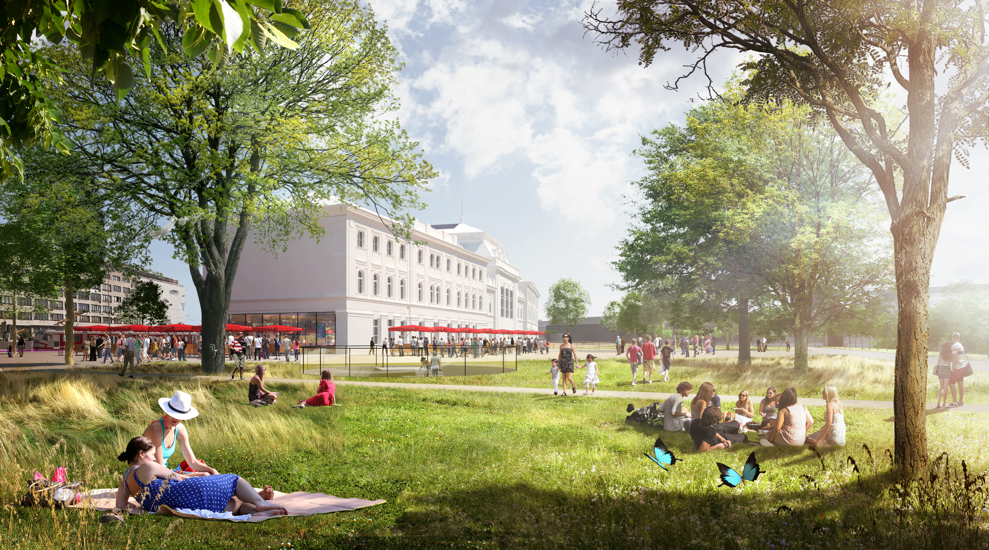 Budoucnost centra Brna ve variantě nádraží u řeky