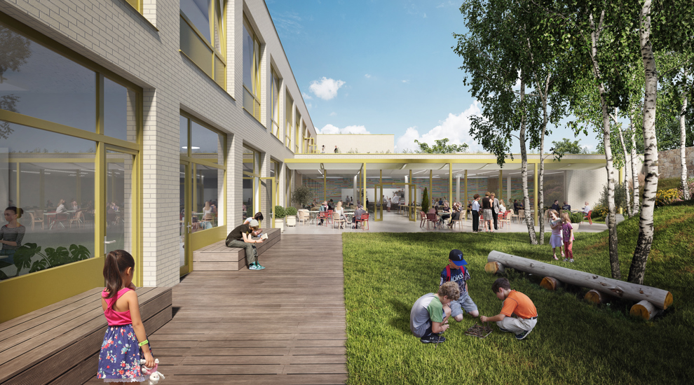 Dostavba základní školy Tyršova, Slavkov u Brna